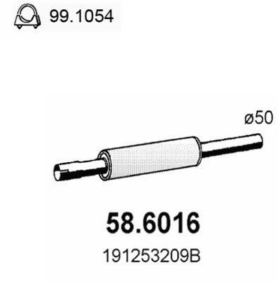 ASSO Kesksummuti Artikli number: 58.6016 soodsalt
