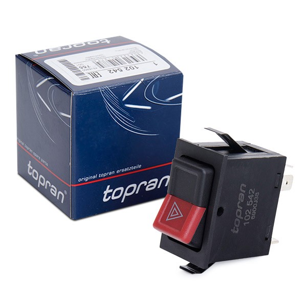 TOPRAN Hazard Light Switch Article number: 102 542 cheaply