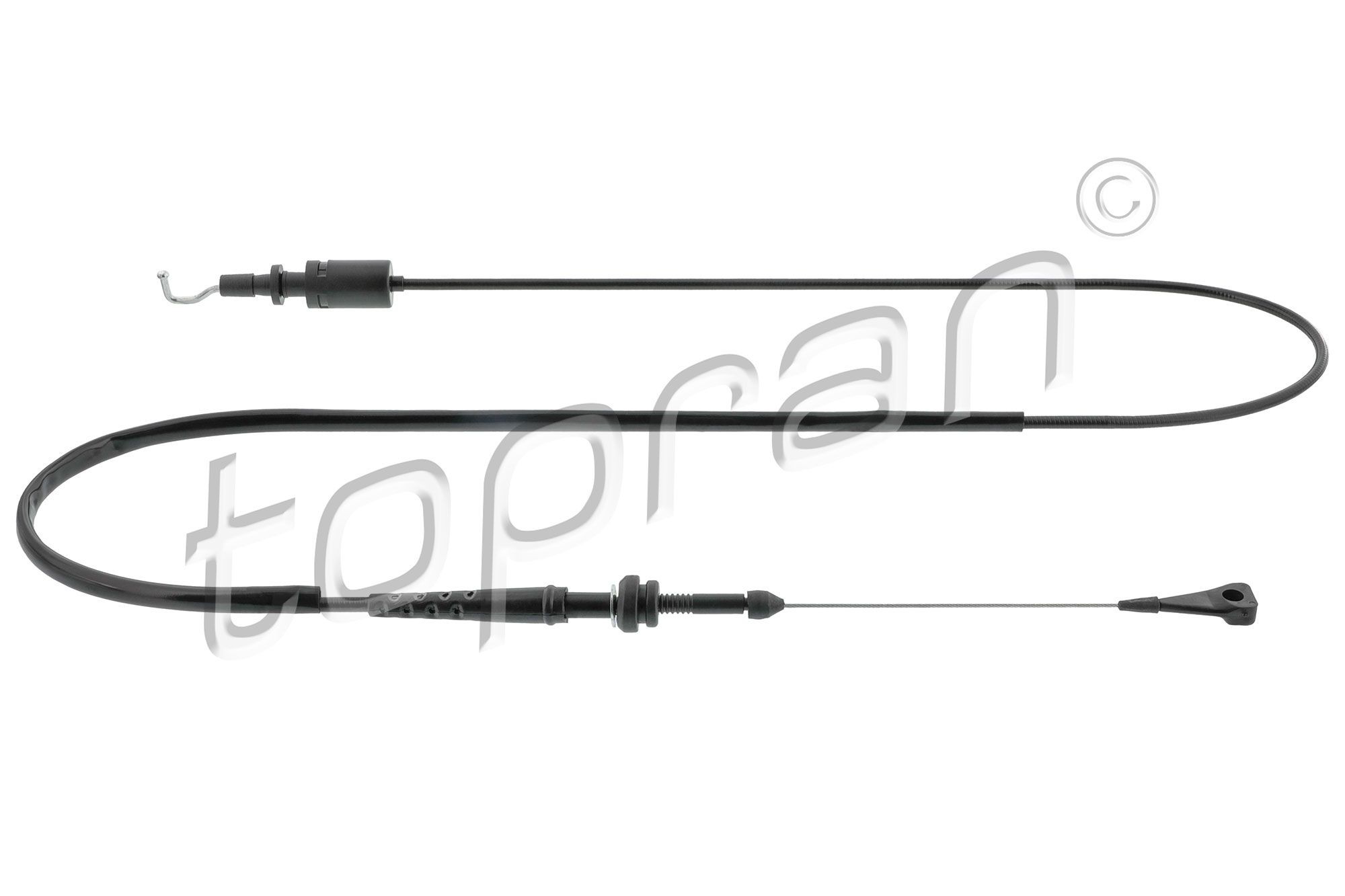TOPRAN Throttle cable Article number: 109 714 cheaply