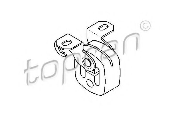 TOPRAN Holding Bracket, silencer Article number: 110 138 cheaply