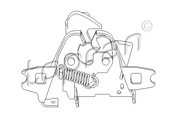TOPRAN Bonnet Lock Article number: 112 421 cheaply