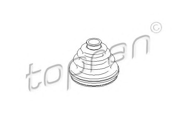 TOPRAN CV boot Article number: 400 728 cheaply