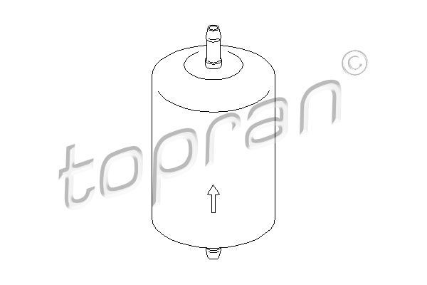 TOPRAN Fuel filter Article number: 401 032 cheaply