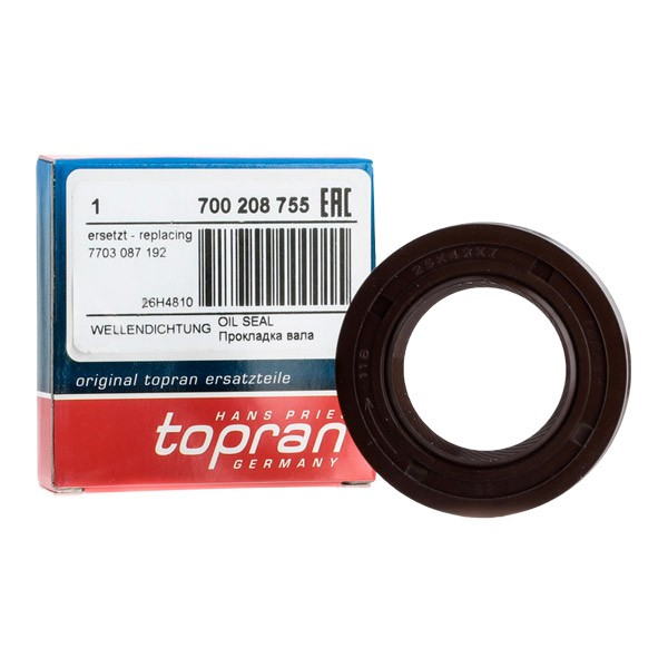 TOPRAN Camshaft seal Article number: 700 208 cheaply
