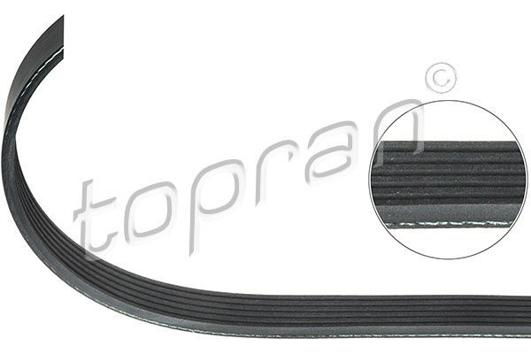 TOPRAN Brake hose Article number: 700 213 cheaply