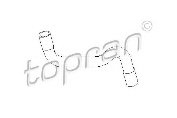 TOPRAN Radiator hose Article number: 700 515 cheaply