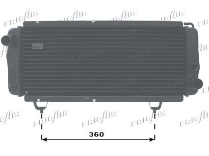 FRIGAIR Engine radiator Article number: 0103.1008 cheaply