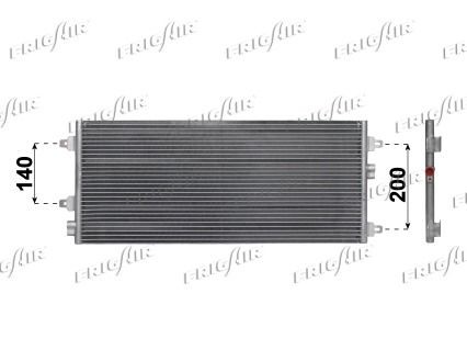 FRIGAIR Air conditioning condenser Article number: 0804.2078 cheaply