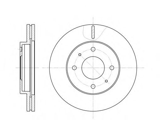 SAKURA Brake disc Article number: S6044240 cheaply