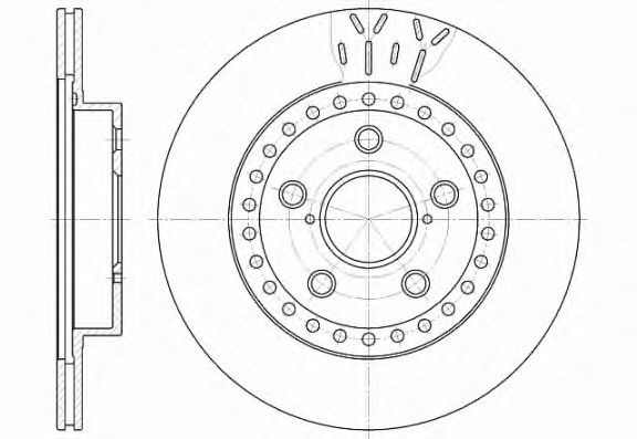 SAKURA Brake disc Article number: S6043910 cheaply