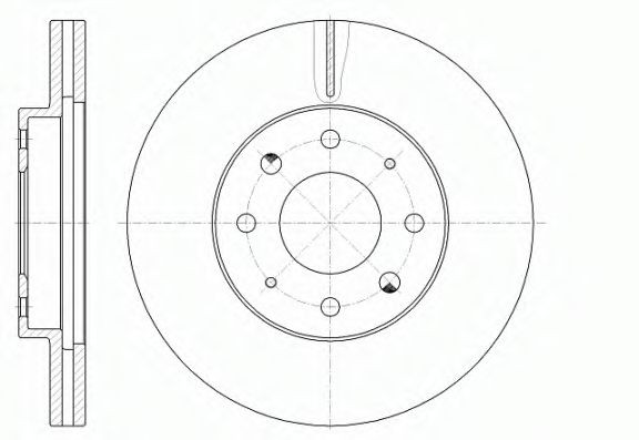 SAKURA Brake disc Article number: S6044215 cheaply