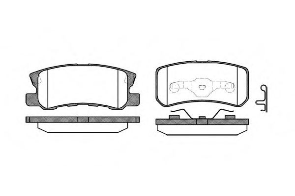 SAKURA Brake pad set Article number: S6014280 cheaply