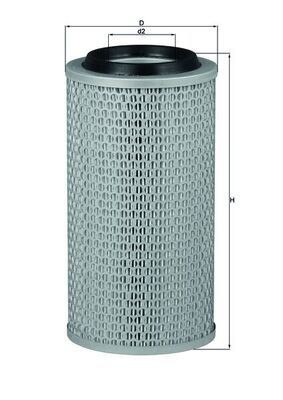 MAHLE ORIGINAL Air filter Article number: LX 49 cheaply