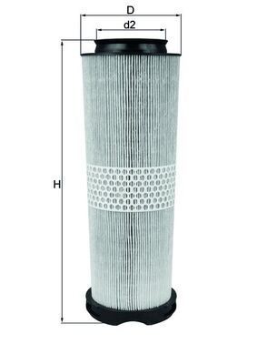 MAHLE ORIGINAL Luftfilter Varenummer: LX 943 billige