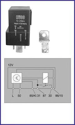 HITACHI Glow plug relay Article number: 132064 cheaply