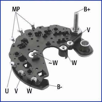 HITACHI Rectifier, alternator Article number: 139721 cheaply