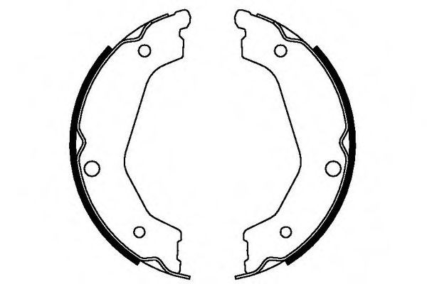 SAKURA Brake Shoe Set Article number: S6024616 cheaply