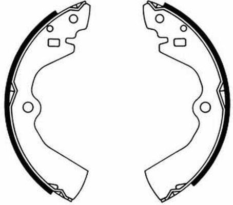ABE Brake Shoe Set Article number: C01034ABE cheaply