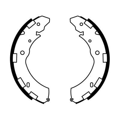 ABE Brake Shoe Set Article number: C05060ABE cheaply