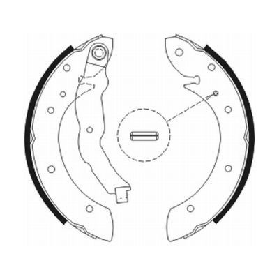 ABE Brake Shoe Set Article number: C0R011ABE cheaply