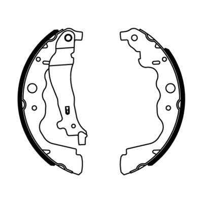 ABE Brake Shoe Set Article number: C0R031ABE cheaply