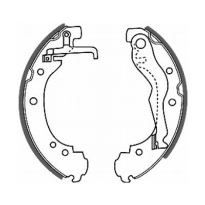 ABE Brake Shoe Set Article number: C0W011ABE cheaply