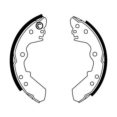 ABE Brake Shoe Set Article number: C0X011ABE cheaply