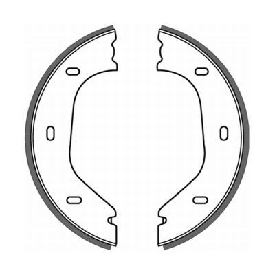 ABE Handbrake shoes Article number: CRB000ABE cheaply