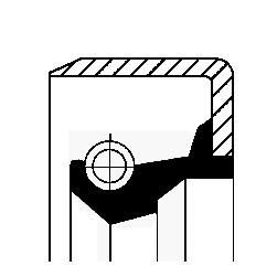 CORTECO Shaft Seal, differential Article number: 19016505B cheaply