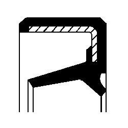 CORTECO Shaft Seal, manual transmission Article number: 19027896B cheaply