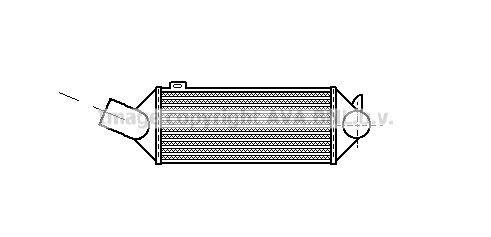 AVA COOLING SYSTEMS Intercooler Article number: OL4011 cheaply