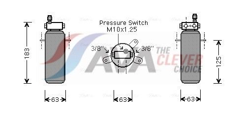 AVA COOLING SYSTEMS Tørfilter aircondition Varenummer: RTD337 billige