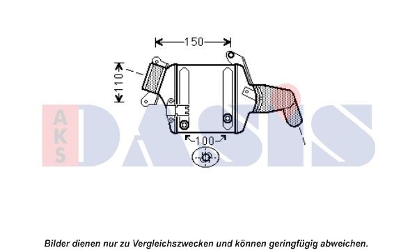 AKS DASIS Intercooler Varenummer: 057007N billige