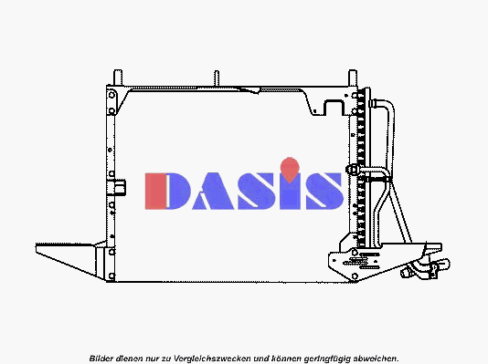 AKS DASIS Air conditioning condenser Article number: 092020N cheaply
