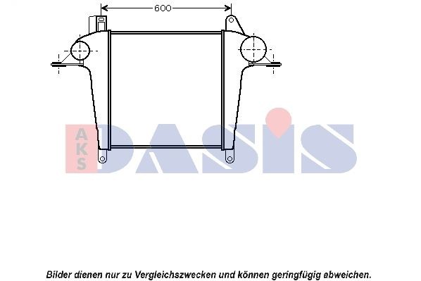 AKS DASIS Intercooler Article number: 267021N cheaply