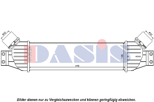 AKS DASIS Intercooler Article number: 517000N cheaply