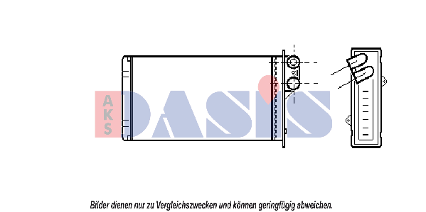 AKS DASIS Engine radiator Article number: 430580N cheaply