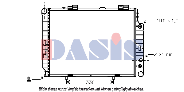 AKS DASIS Intercooler Article number: 377003N cheaply