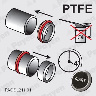 PAYEN Crankshaft seal Article number: NA5030 cheaply