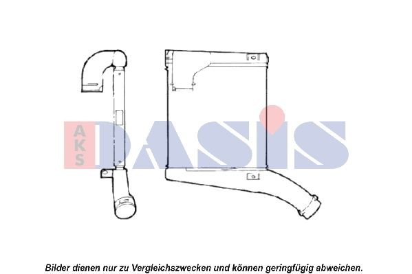 AKS DASIS Intercooler Article number: 137160N cheaply