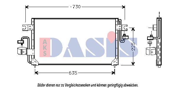 AKS DASIS Coolant expansion tank Article number: 123020N cheaply