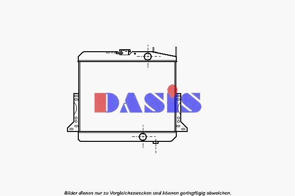 AKS DASIS Engine radiator Article number: 130280N cheaply