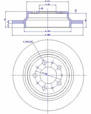 CAR Brake disc Article number: 142.648 cheaply
