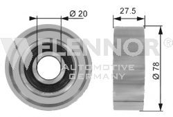 FLENNOR Medløberhjul, multi-V-rem Varenummer: FU21905 billige