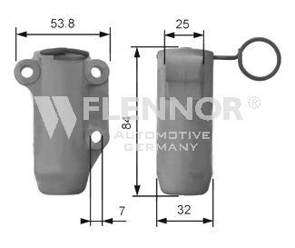 FLENNOR Vibration Damper, timing belt Article number: FD99021 cheaply
