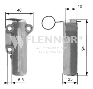 FLENNOR Vibration Damper, timing belt Article number: FD99022 cheaply