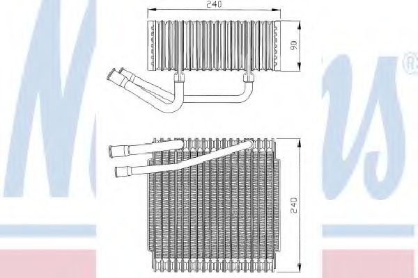 NISSENS Air conditioning evaporator Article number: 92006 cheaply