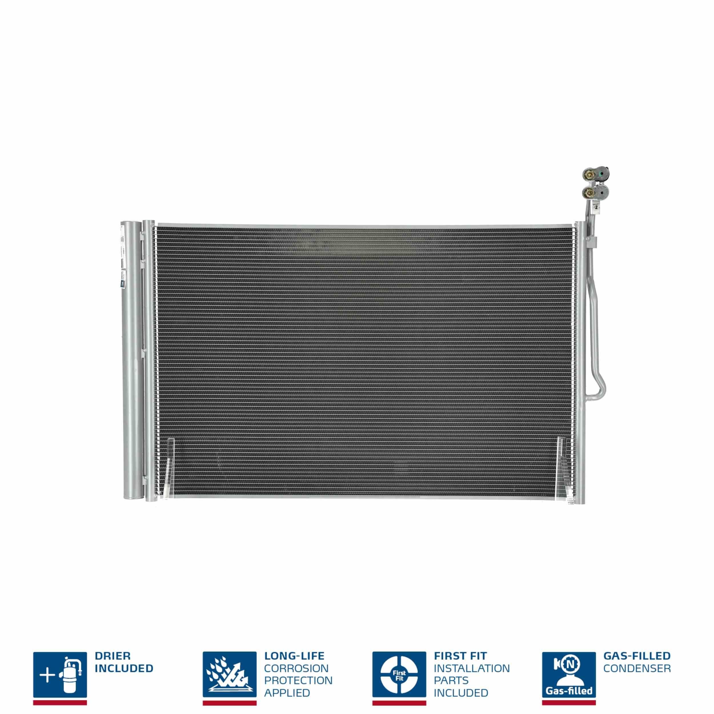 NISSENS Air conditioning condenser Article number: 940157 cheaply