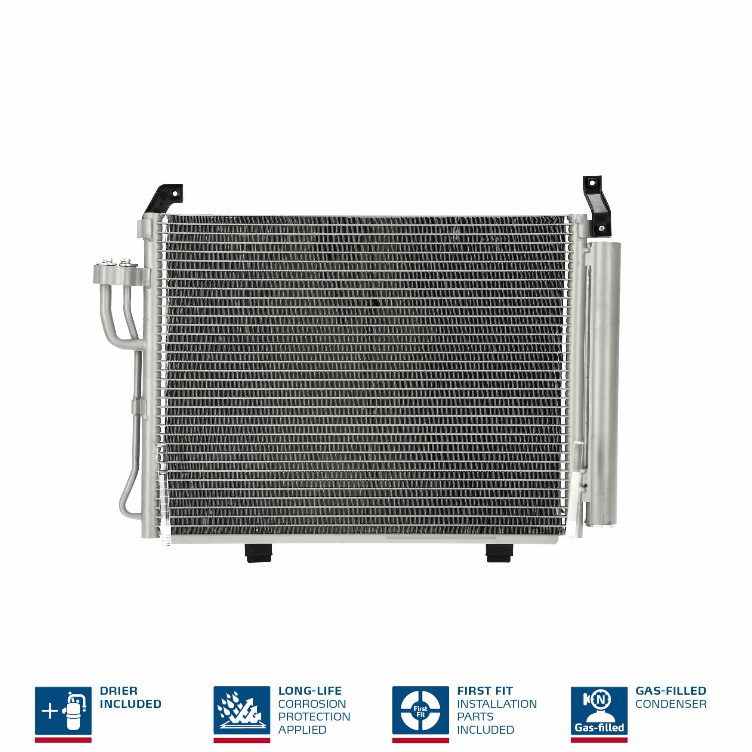 NISSENS Air conditioning condenser Article number: 940205 cheaply