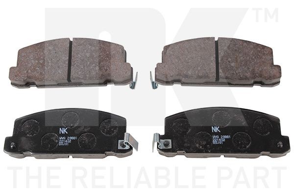 NK Brake pad set Article number: 221402 cheaply